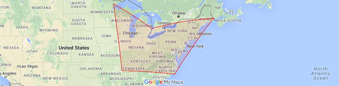 matthews structural solutions service area map